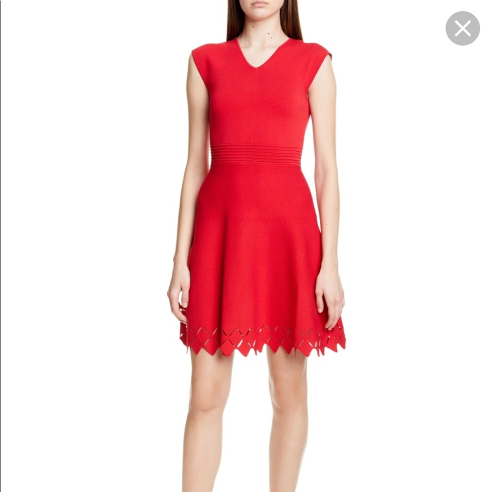 Ted Baker London Cut-out Skater Dress TANNIA
